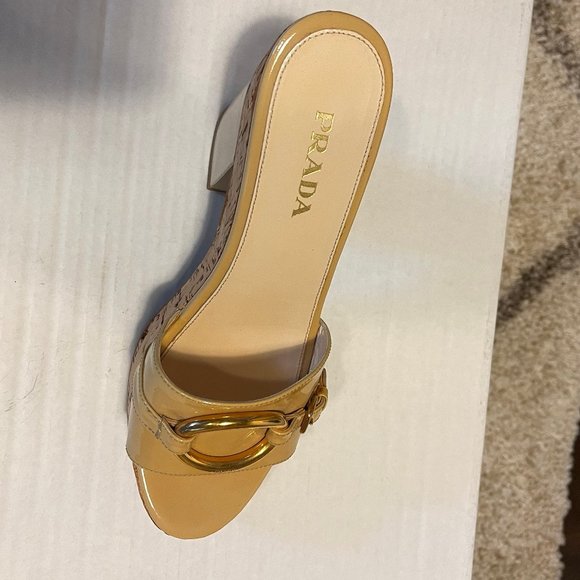 Prada Patent Leather Slides - Picture 3 of 6